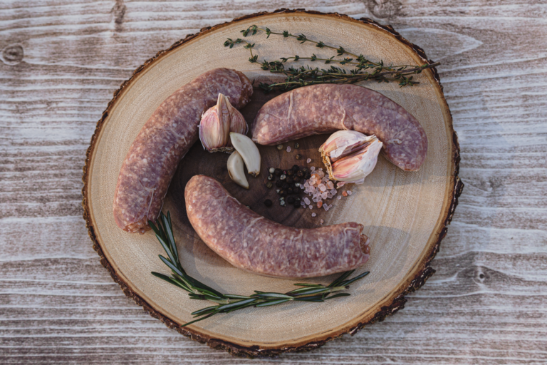 Farmers Sausage from Evelyn's Sausage Kitchen! They offer a large selection of smoked and fresh meat. Visit them in store in Shedden Ontario!