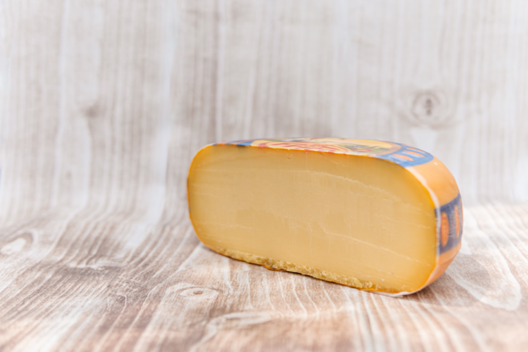 Gouda cheese from Evelyn's Sausage Kitchen! They offer a large selection of Gouda cheese including mild, medium, aged, smoked and spiced Gouda. Visit them in store in Shedden Ontario!