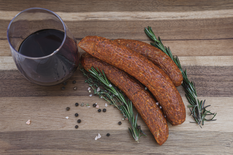 Hungarian Sausage from Evelyn's Sausage Kitchen! They offer a large selection of smoked and fresh meat. Visit them in store in Shedden Ontario!